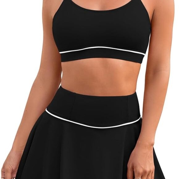 High Waisted Bikini Skirt Set - Picture 3 of 6